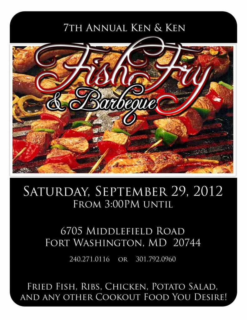 2012 Fish Fry flyer